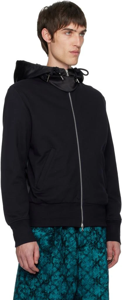 Dries Van Noten Black Printed Hoodie 2