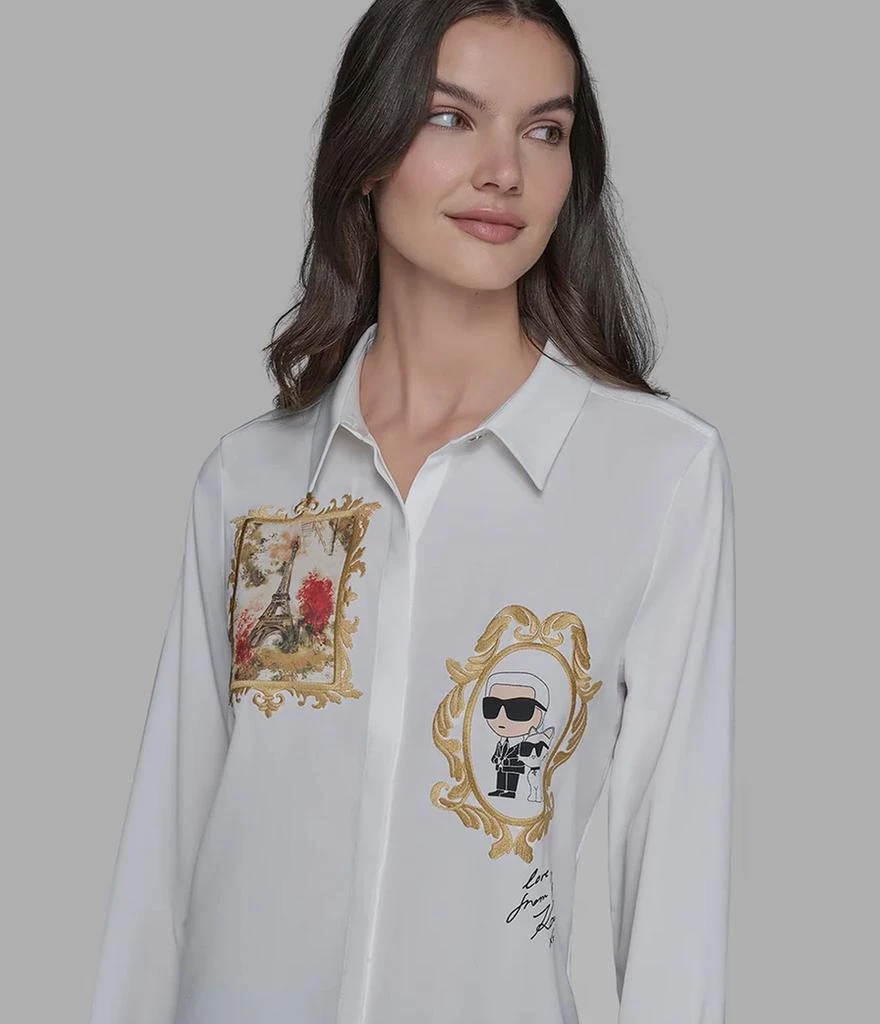 Karl Lagerfeld Paris ROCOCO SOFT BLOUSE from Karl Lagerfeld Paris