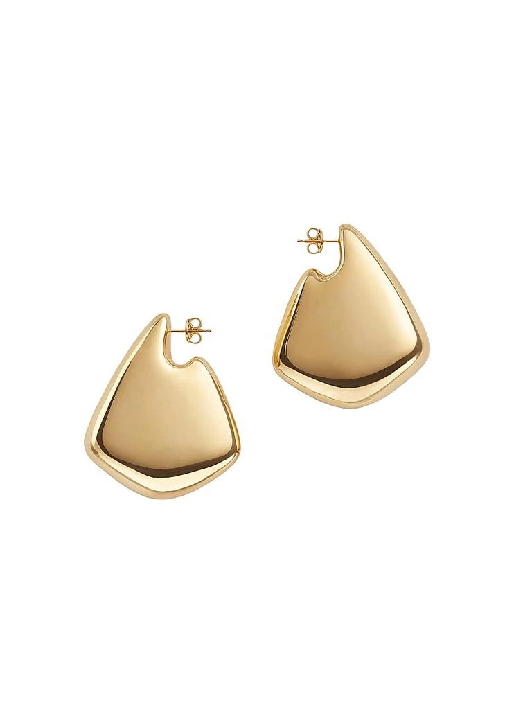 Bottega Veneta Fin 18K-Gold-Plated Large Drop Earrings