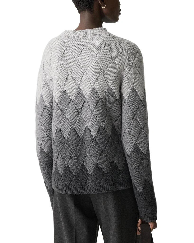 Theory Wool Cashmere Faux Weave Sweater 2