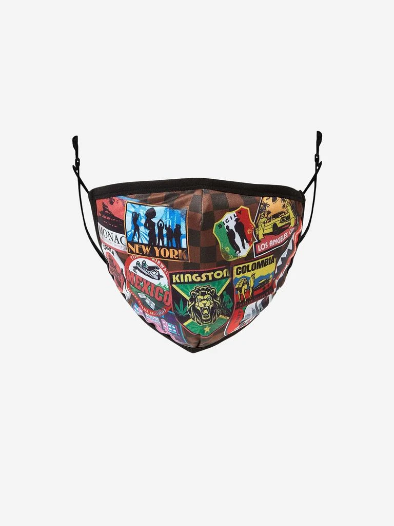 SprayGround Sprayground Travel Patches Face Mask 1