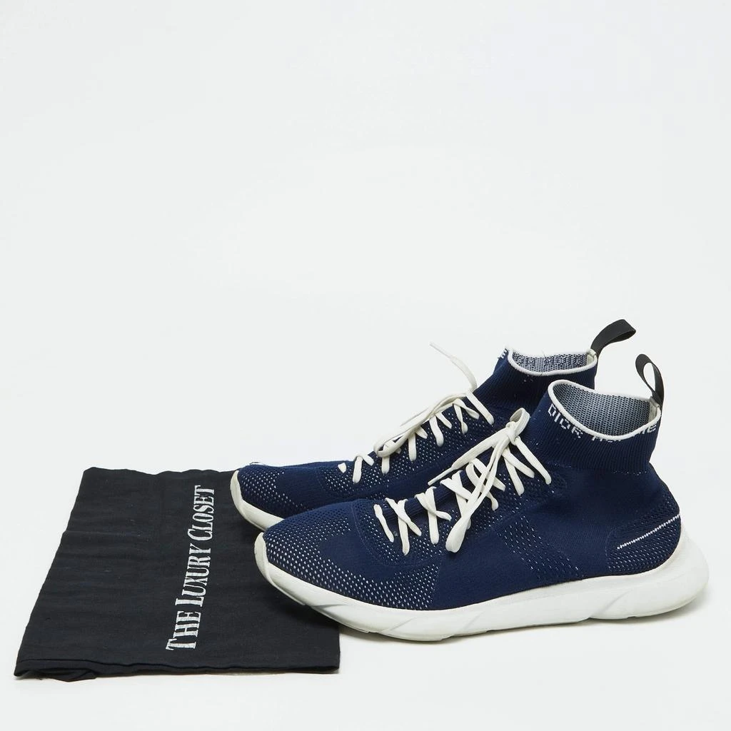 Dior Dior Homme Blue Knit Fabric B21 Sock Sneakers Size 41 9