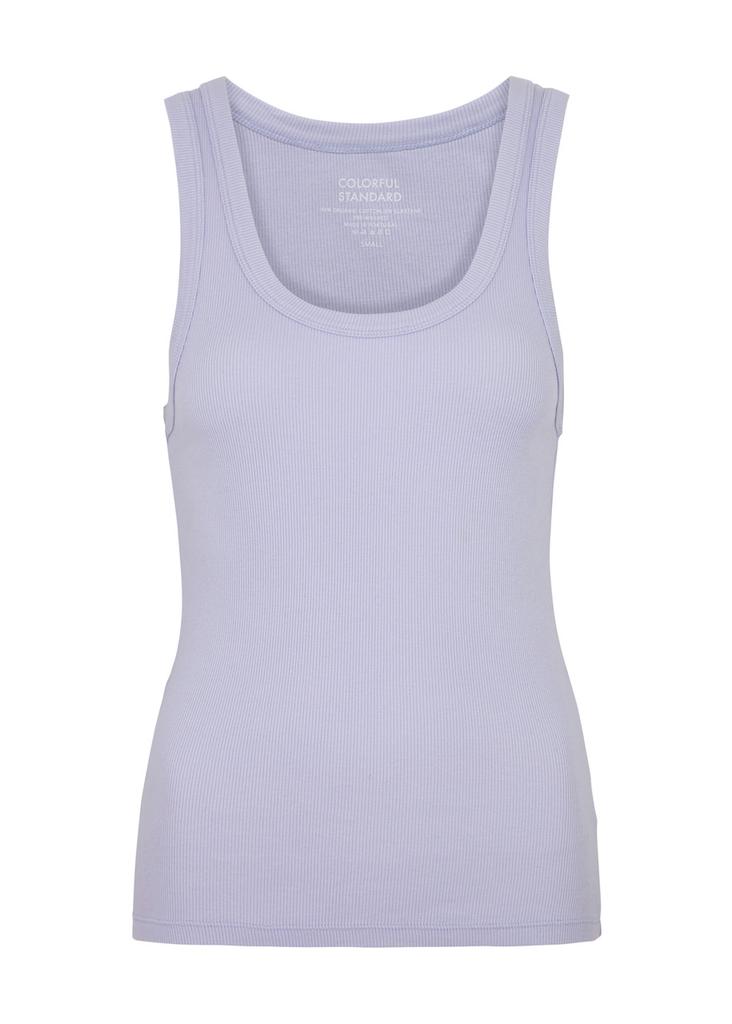 COLORFUL STANDARD Ribbed stretch-cotton tank