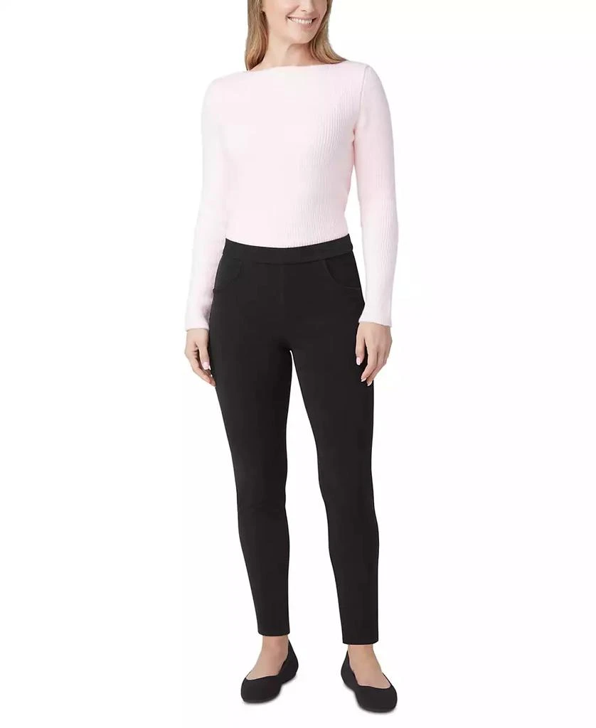 Hue Women's High-Rise Butter Twill Denim Leggings 4