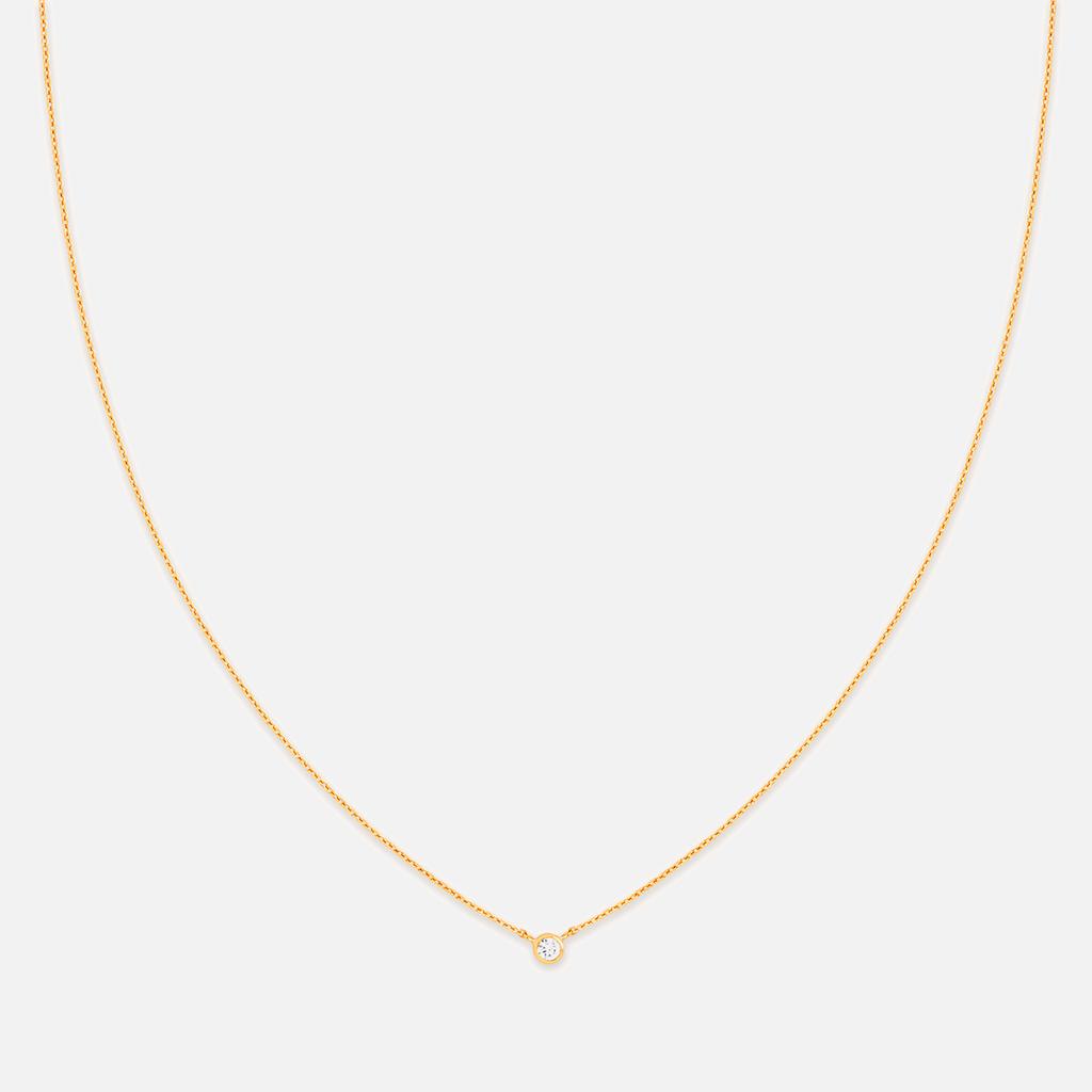 ASTRID & MIYU Astrid & Miyu Bezel 18-Karat Gold-Plated Necklace