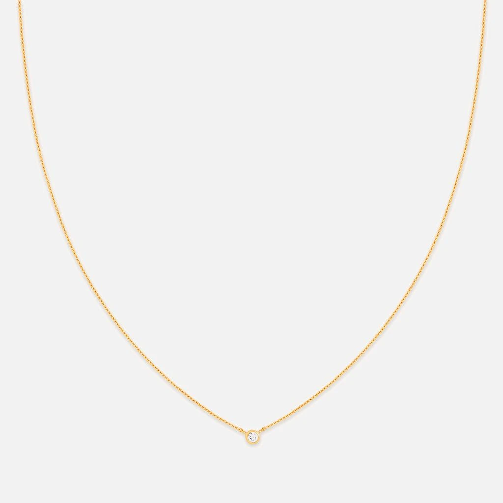 ASTRID & MIYU Bezel 18-Karat Gold-Plated Necklace 1
