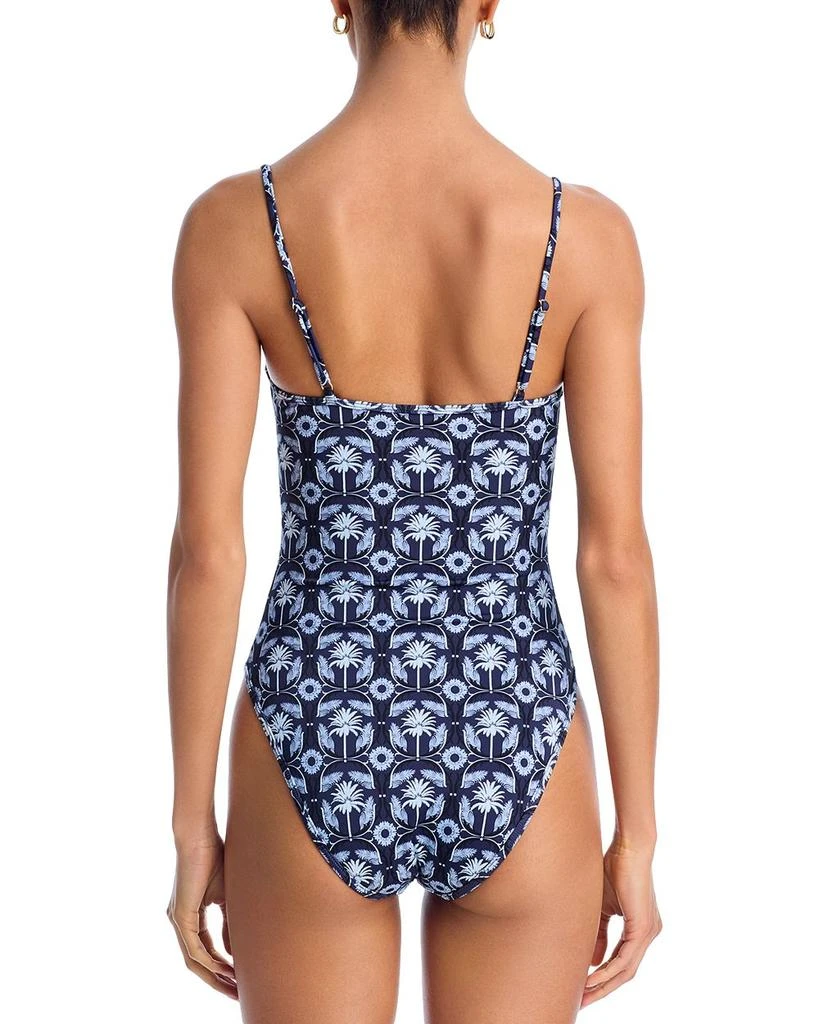 AQUA Ruched One Piece Swimsuit - Exclusive 2