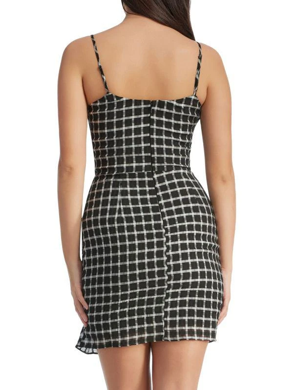 Dress The Population Kallan Plaid Bodycon Mini Dress 2