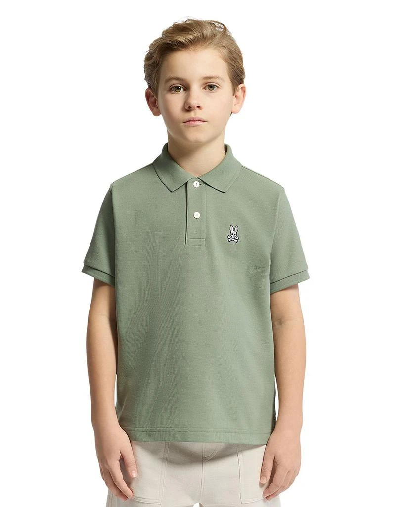 Psycho Bunny Unisex Classic Piqué Polo - Little Kid, Big Kid 2