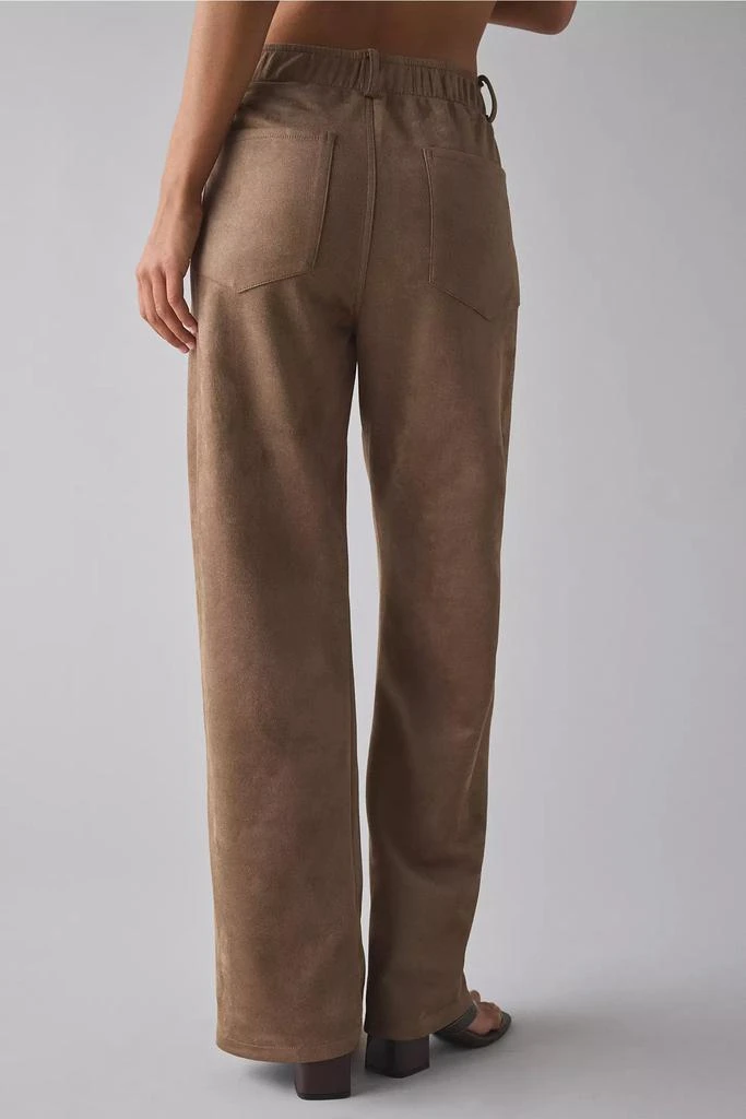 Lioness Lioness Dusty Faux Suede Wide Leg Pant 4