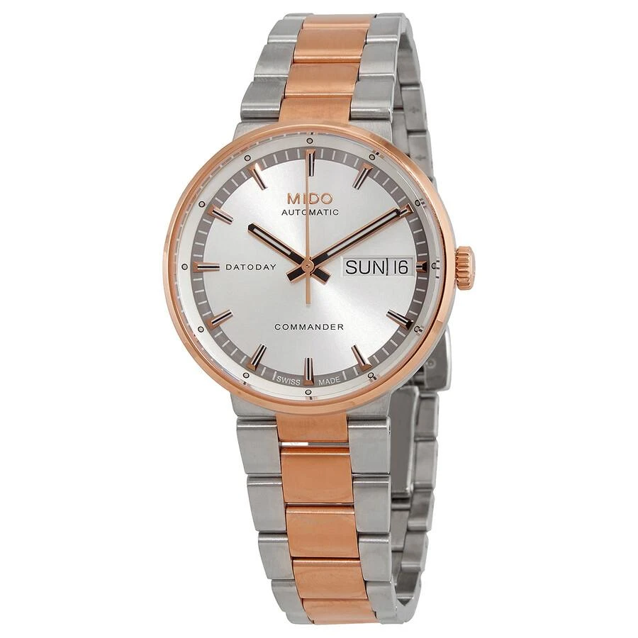MIDO Automatic Silver Dial Two-tone Ladies Watch M0142302203180 1