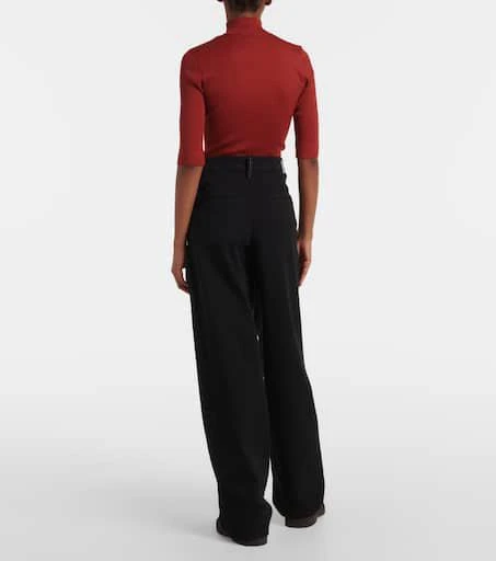 Brunello Cucinelli High-rise wide-leg jeans 3