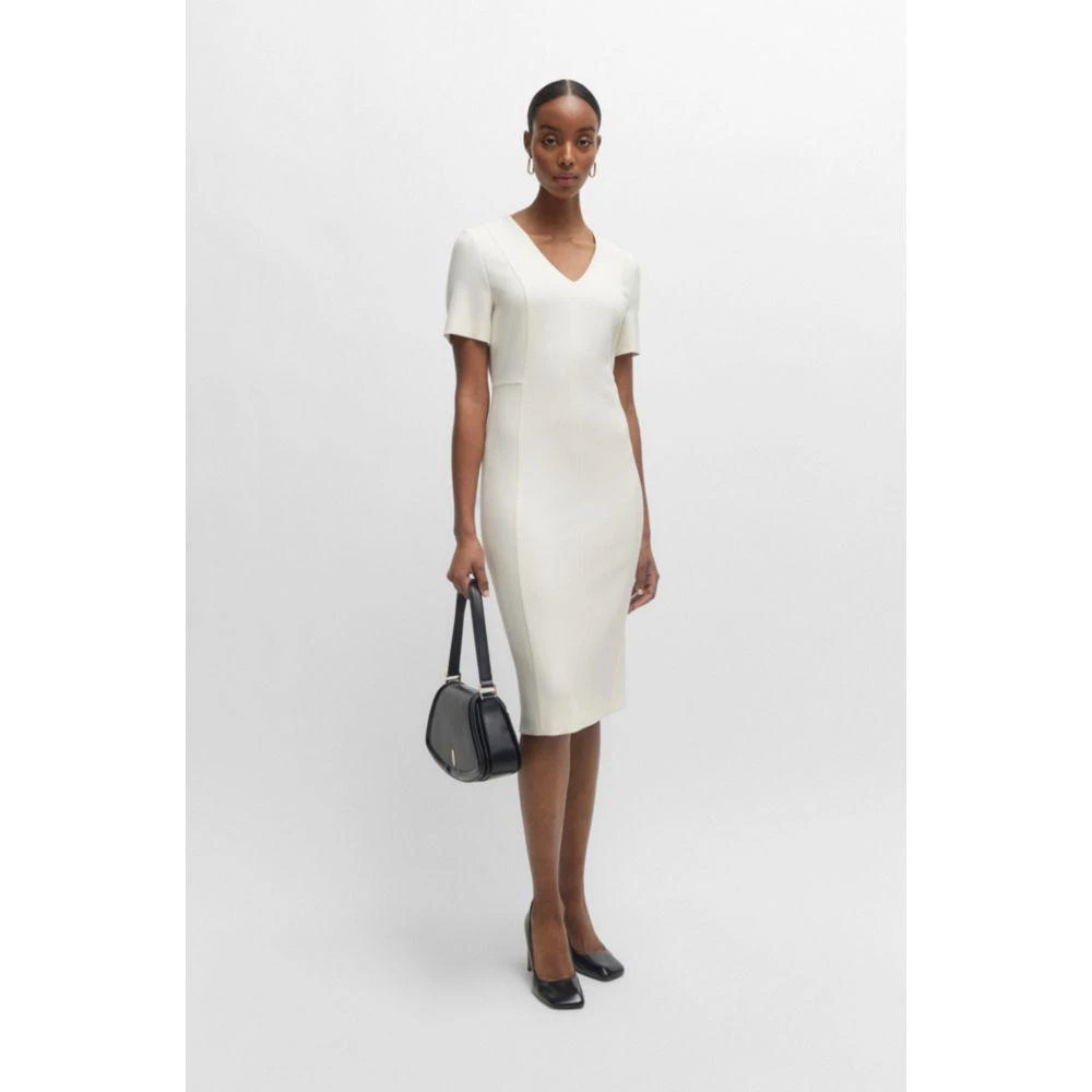 Hugo Boss Slim-fit business dress in stretch fabric 2