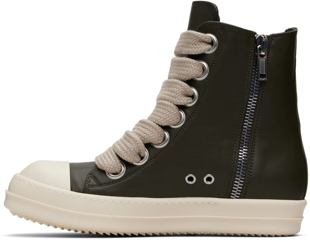 Rick Owens Khaki Concordians Jumbolace Sneakers 3