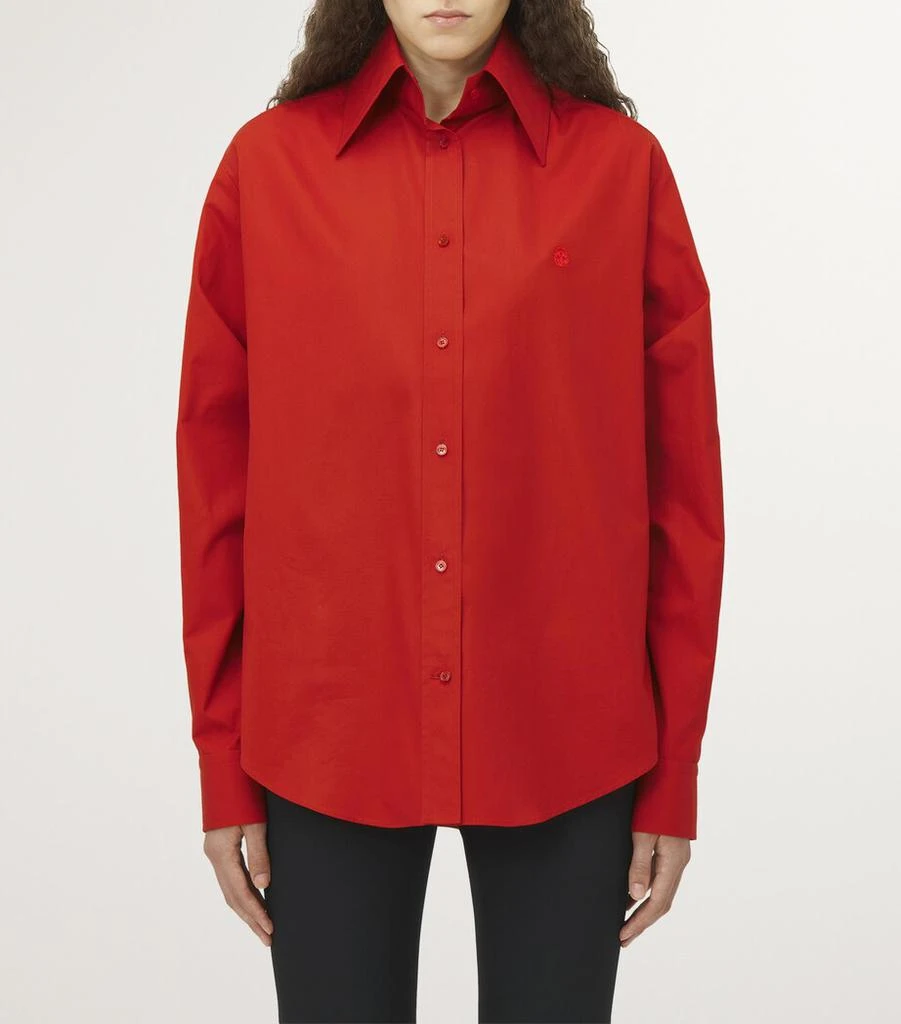 Alexander McQueen Embroidered Skull Shirt 5