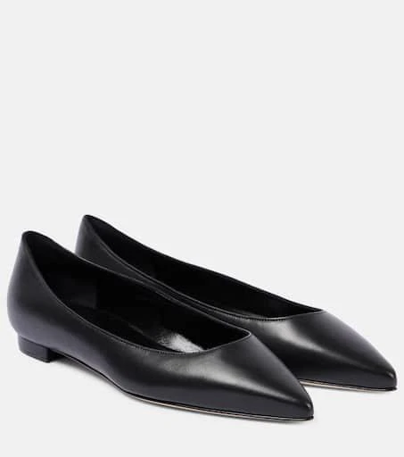 Manolo Blahnik Kietta leather ballet flats 1