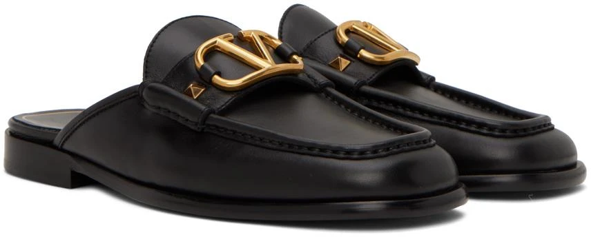 Valentino Black Sabot Loafers 4