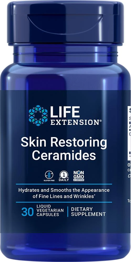 Life Extension Life Extension Ceramides (30 liquid vegetarian capsules), Skin Restoring 1