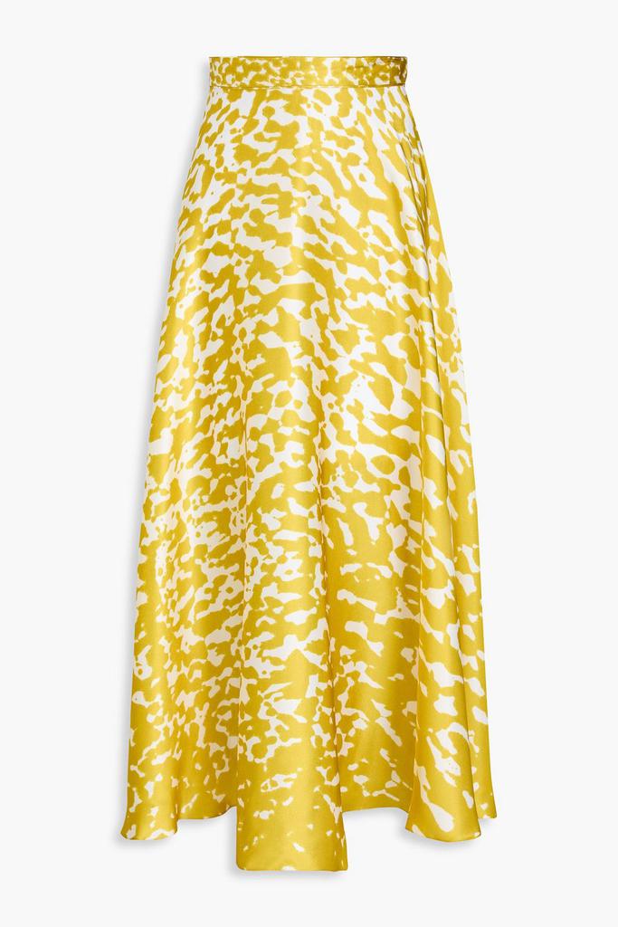 ROKSANDA Ameera printed silk-satin midi skirt