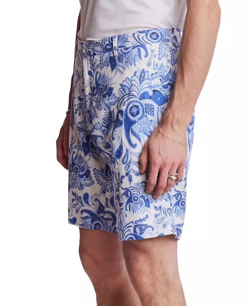 Paisley & Gray Men's Felix Slim Fit Printed 8-1/2" Shorts
