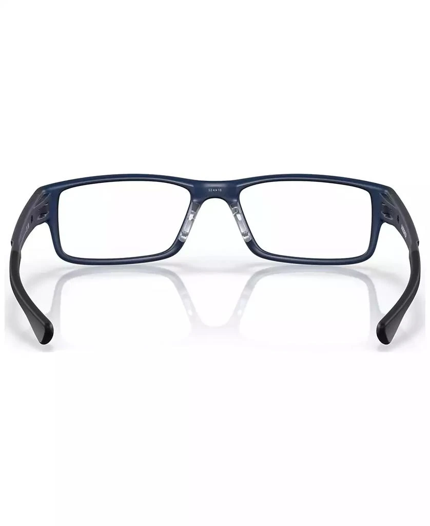 Oakley Men's Rectangle Eyeglasses, OX8046 55 4