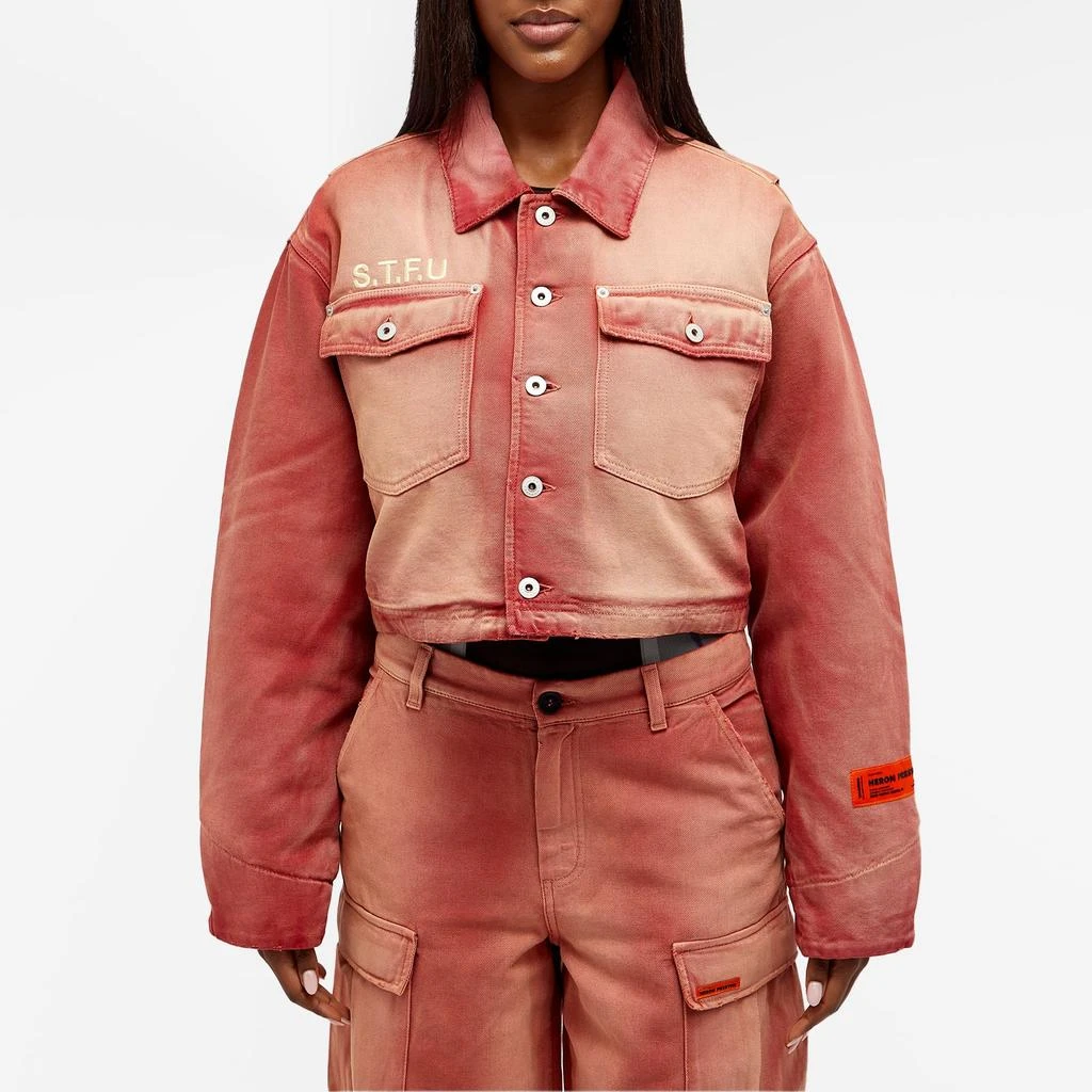 Heron Preston Heron Preston Distressed Canvas Jacket 2