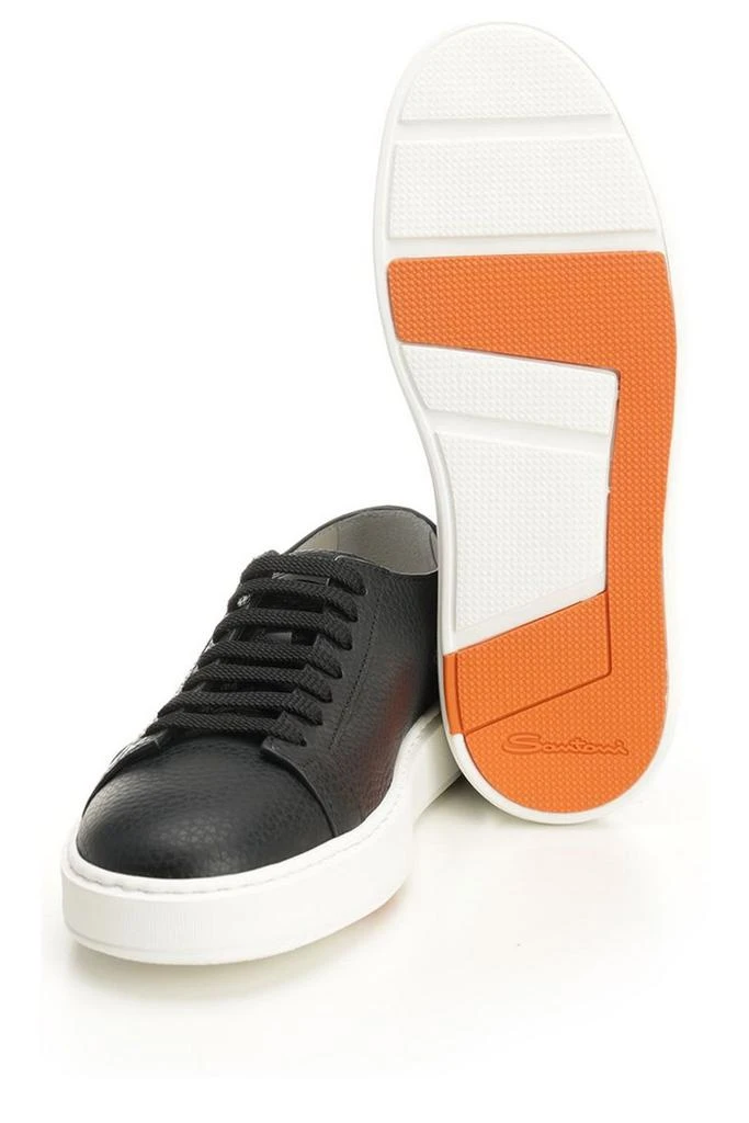 Santoni Santoni Round Toe Lace-Up Sneakers 4