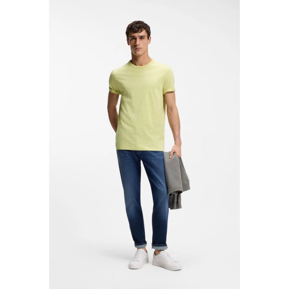 Hugo Boss Slub-cotton T-shirt with logo detail 2
