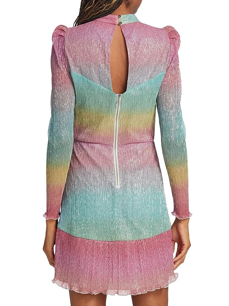 saylor saydee ruched dress Saylor Women's Saydee Metallic Gradient Minidress