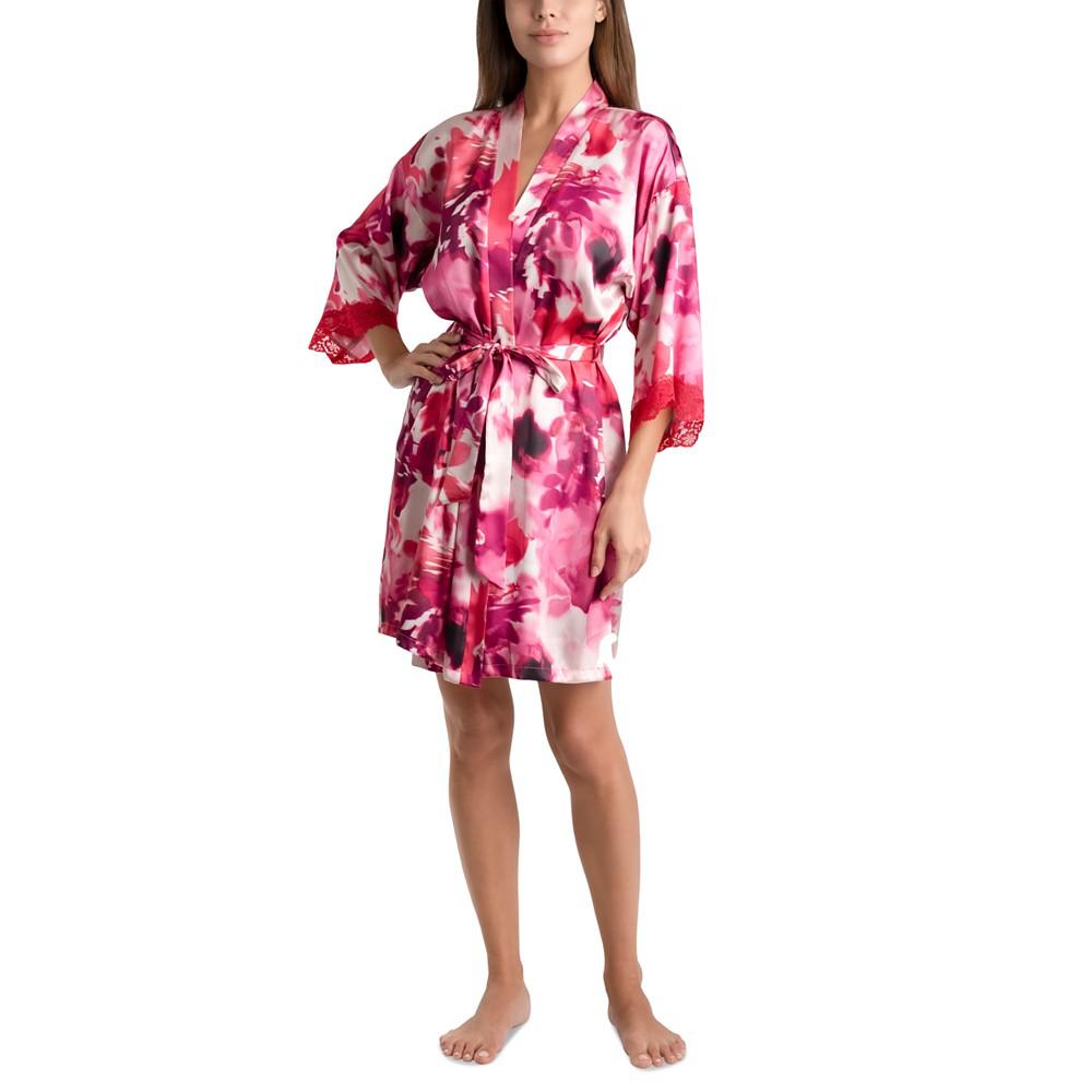 Linea Donatella Women's Greer Satin Charmeuse Robe