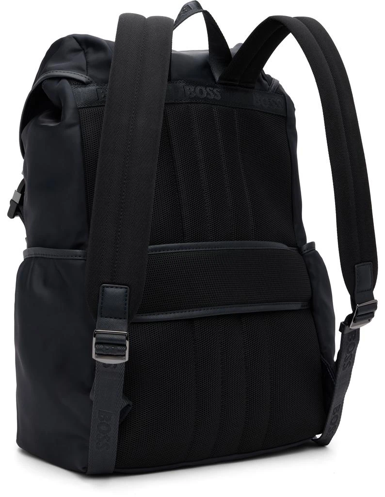 Hugo Boss Navy Logo Hardware Backpack 3