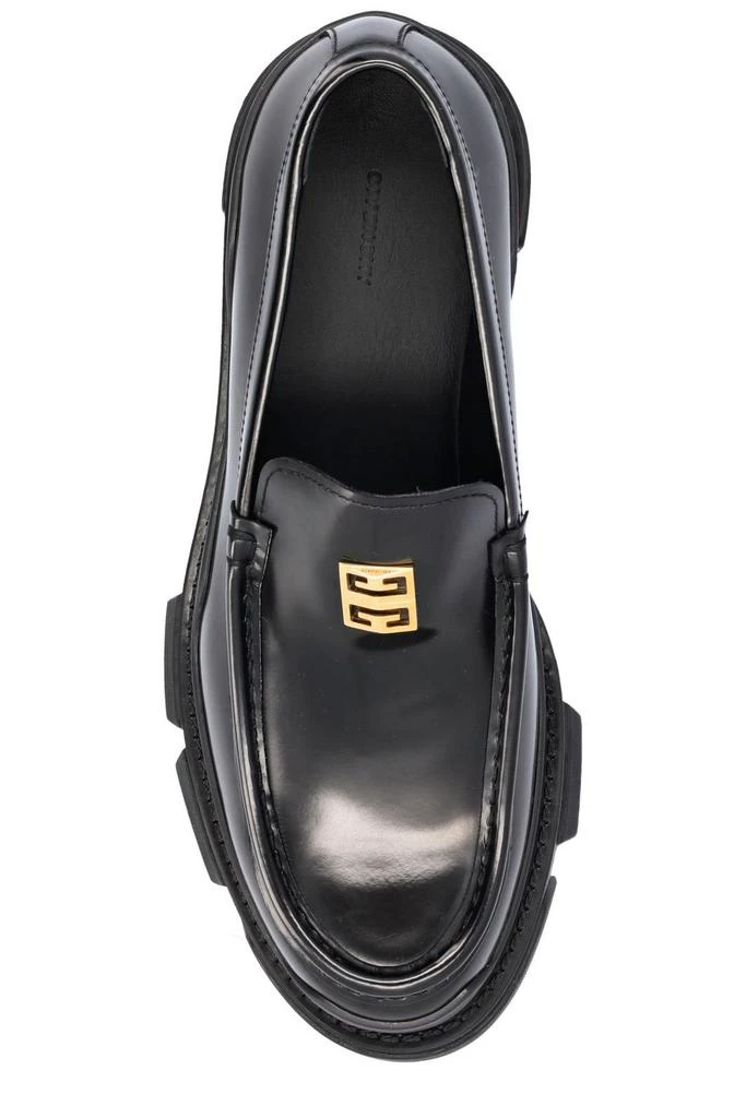 Givenchy Givenchy Terra Logo Plaque Slip-On Loafers 4