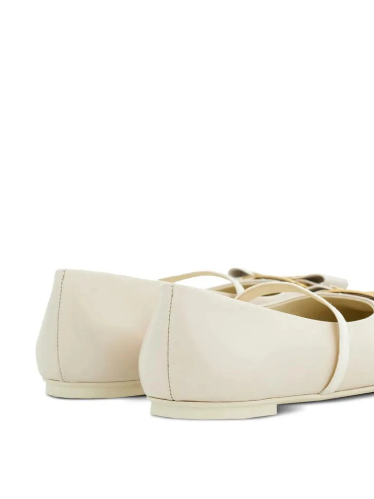 Salvatore Ferragamo Ferragamo New Vara-Bow Lambskin Ballerina Shoes 3