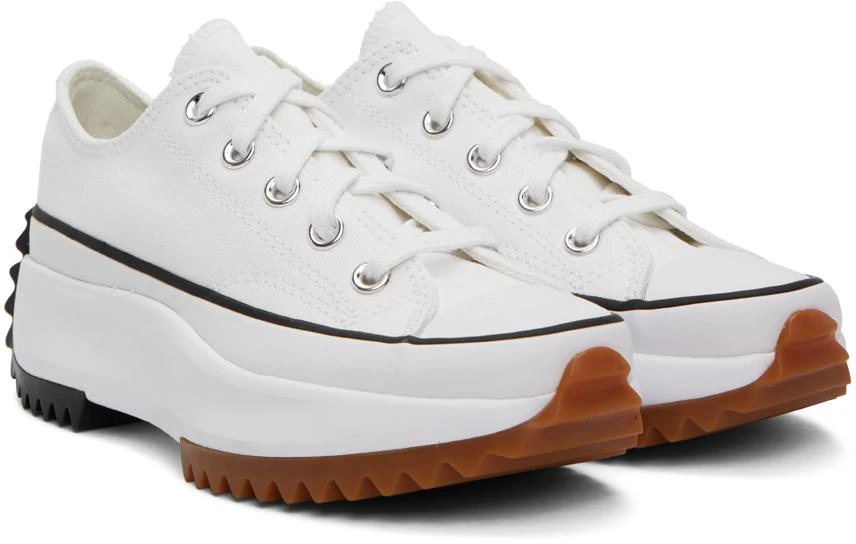 Converse White Run Star Hike Low Top Sneakers 4