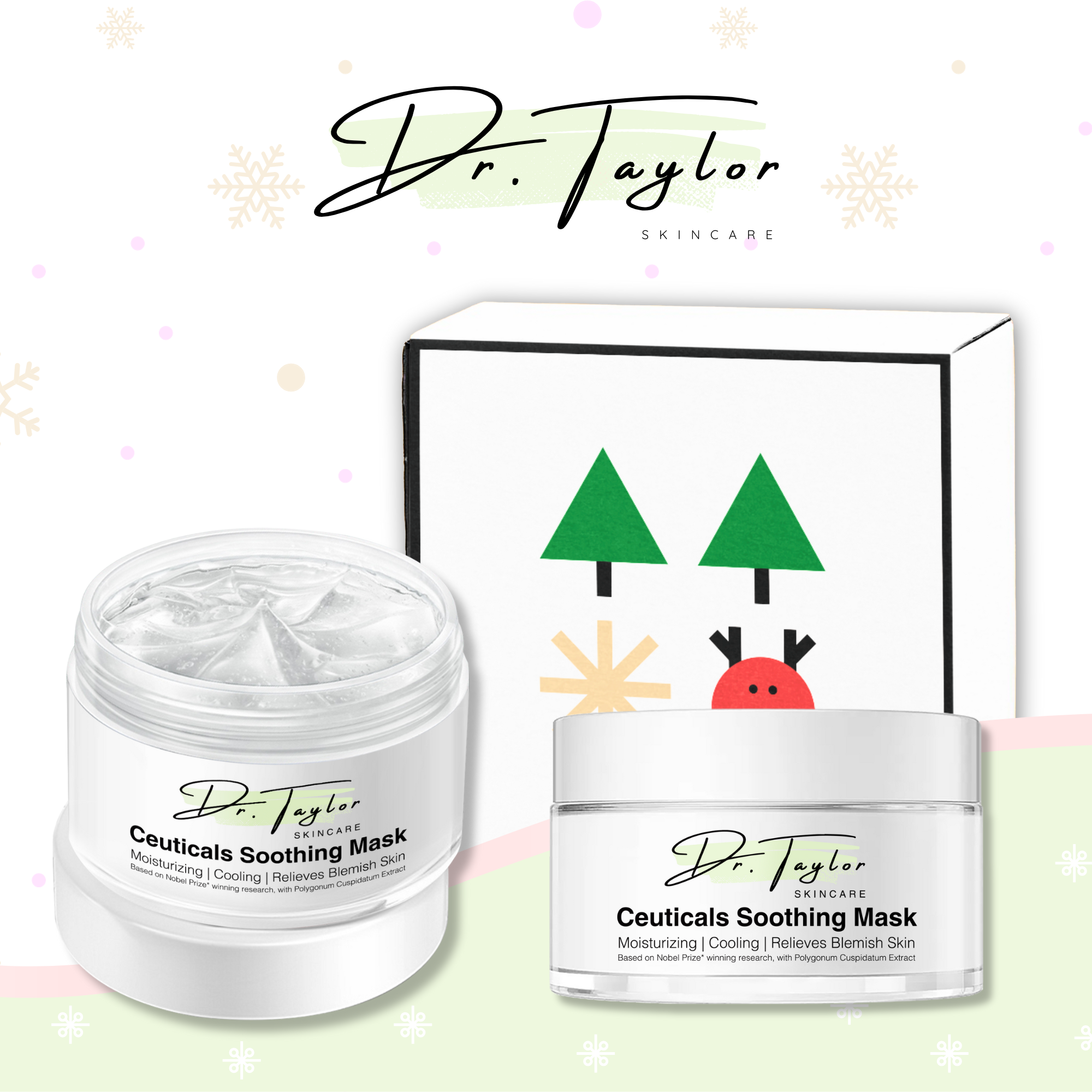 Dr. Taylor 【New Year  Bulk Buy Deal】Dr. Taylor Soothing Mask, Skin Repair, blemish relief, Redness reduction, Sensitive-skin friendly 100g*2