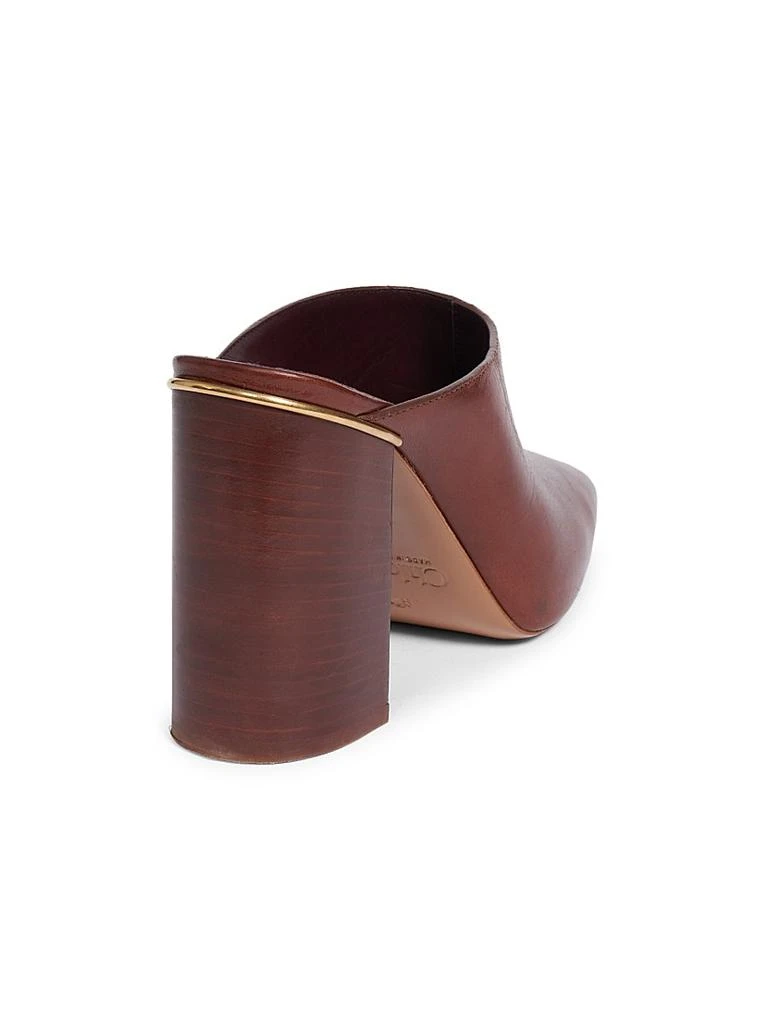 Chloé Ambre 105MM Leather Mules 3