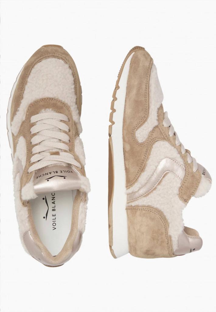 Voile Blanche Voile Blanche - Women's Julia Suede/metallic Fur Sneaker