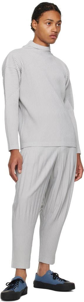 Homme Plissé Issey Miyake Gray Basics Turtleneck 4