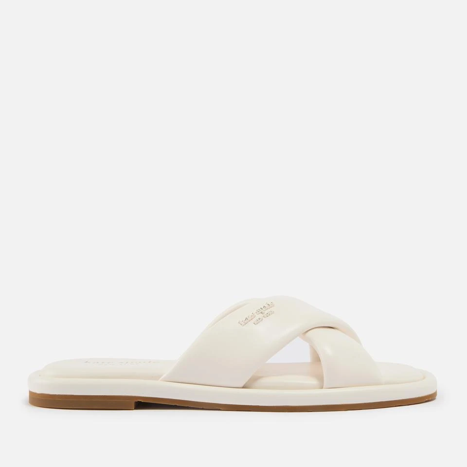 Kate Spade KATE SPADE NEW YORK WOMEN'S RIO FAUX LEATHER SLIDERS 1