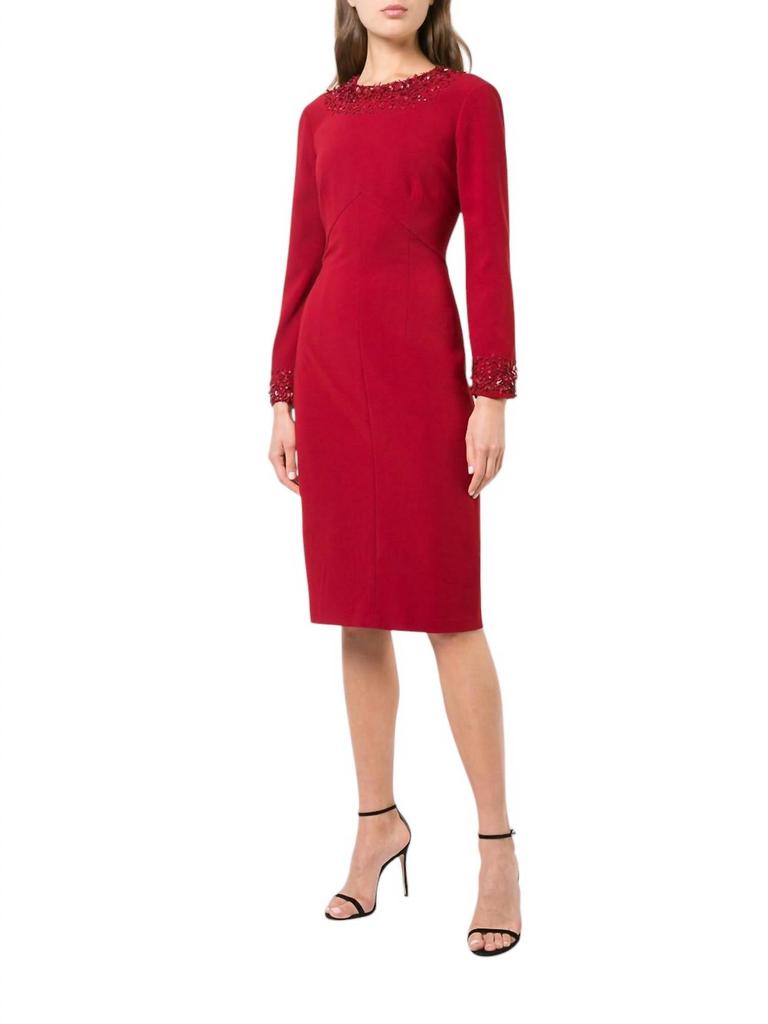 Sachin & Babi Sachin & Babi - Ahluwalia Brice Beaded Sequin Sheath Dress