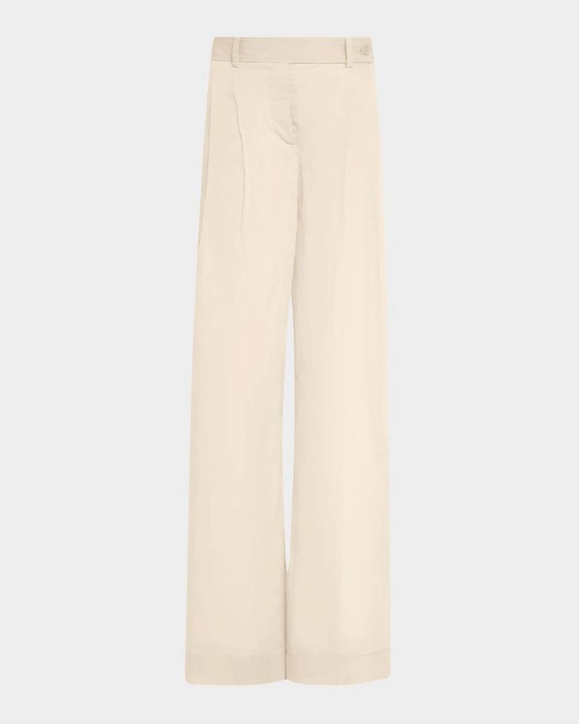 Alberta Ferretti Pleated Wide-Leg Trousers 1