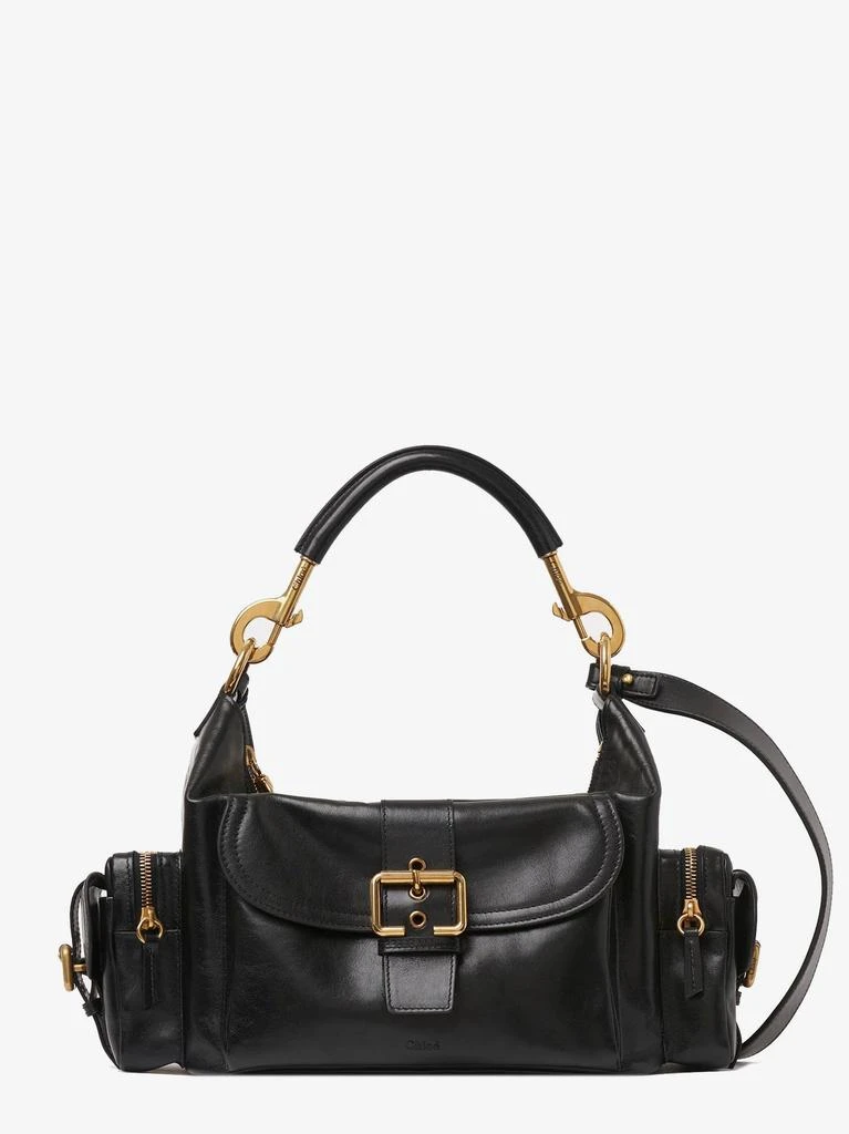 Chloé Carry shiny buffalo leather shoulder bag from Nugnes 1920