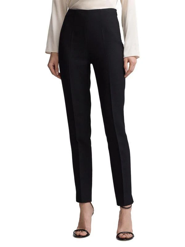 Ralph Lauren Bobbi Sculpted Wool-Blend Ankle Pants 1