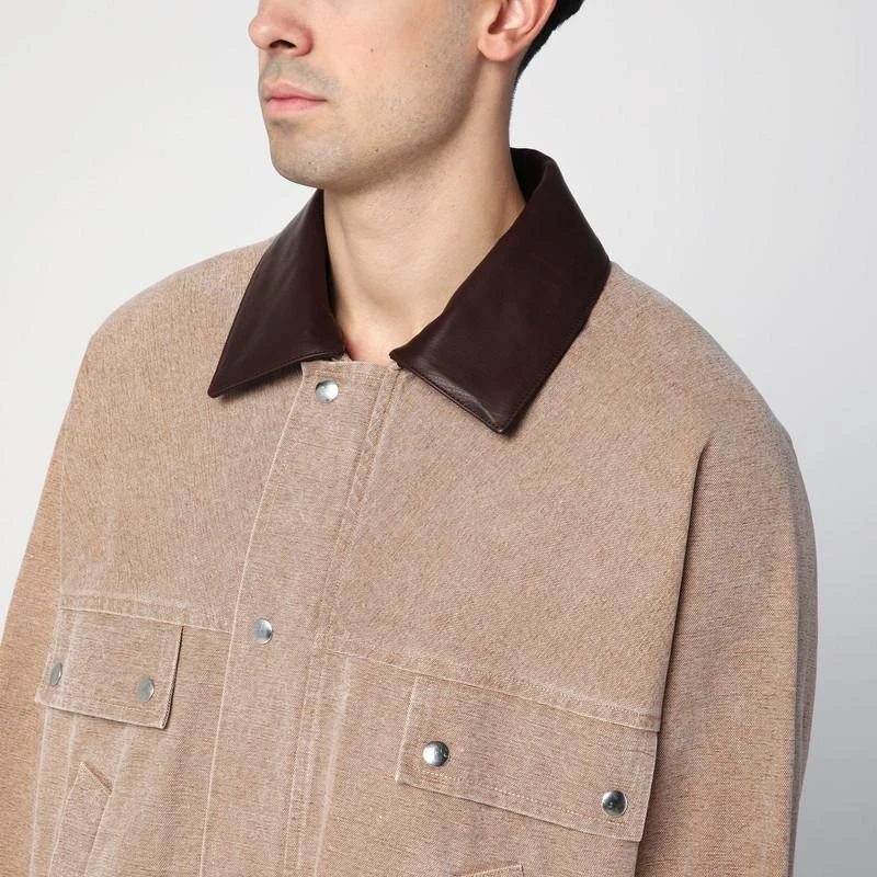 Auralee Light brown cotton canvas blouson 4