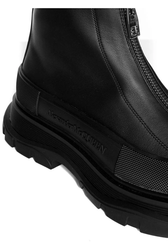 Alexander McQueen Alexander McQueen Tread Slick Zip Detailed Boots 4