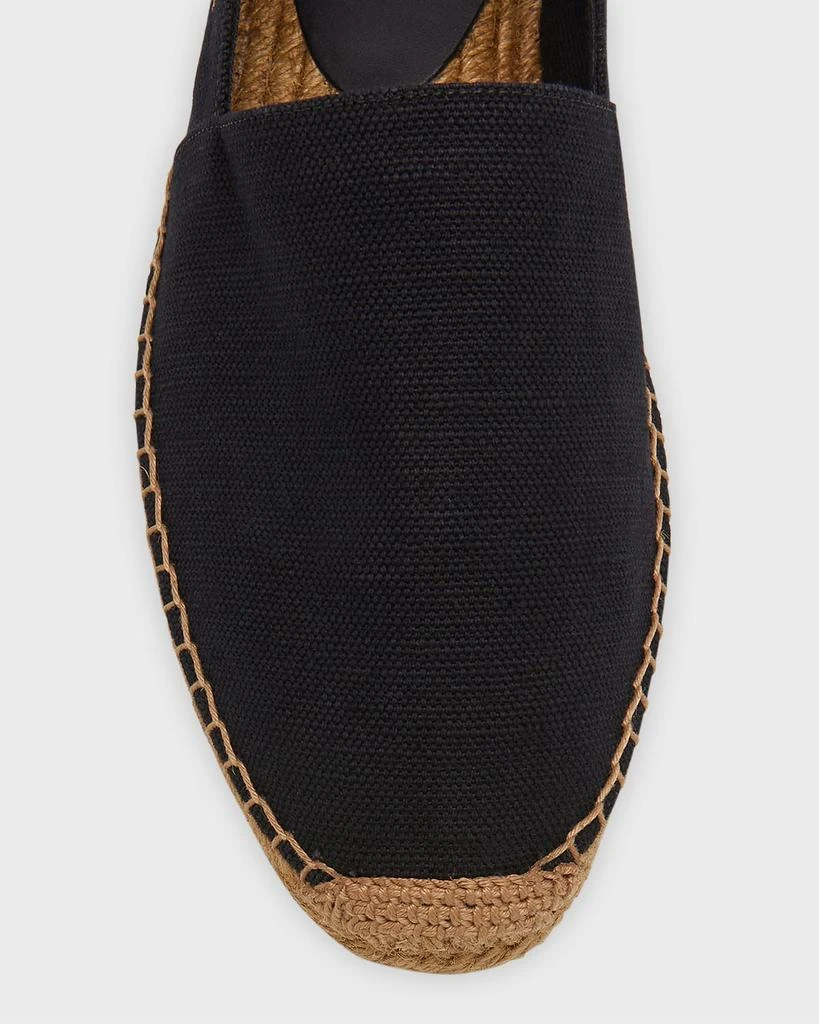 Yves Saint Laurent Men's Logo-Stitched Canvas Espadrilles 5