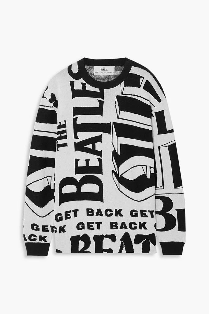 Stella McCartney + The Beatles Get Back intarsia-knit sweater 1