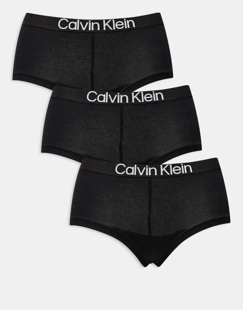 Calvin Klein Calvin Klein Extra Soft Cotton 3 pack boyshorts in black