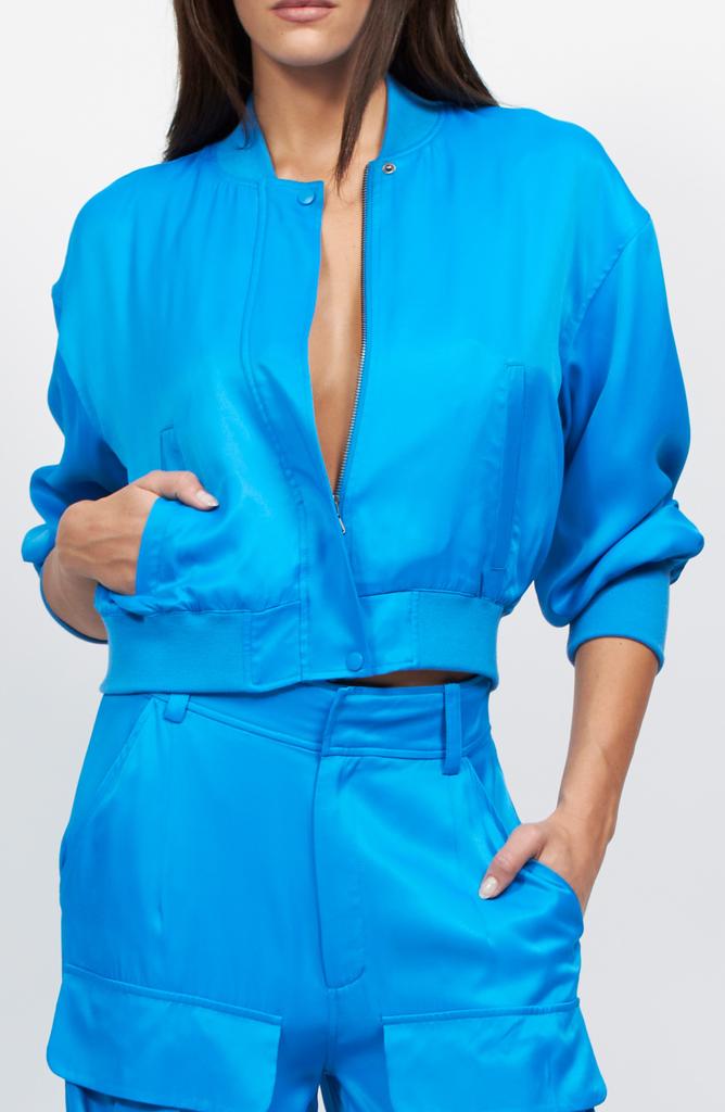 Equipment Nico Satin Bomber Jacket