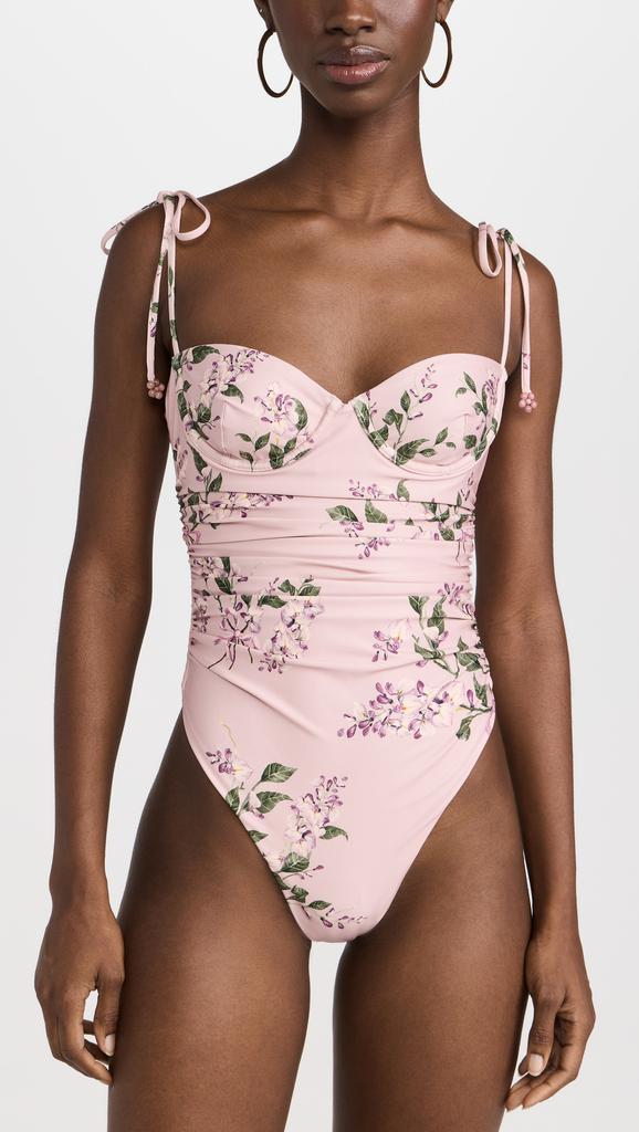 Agua by Agua Bendita Rabano Wisteria One Piece
